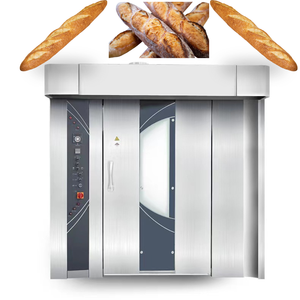 Công nghiệp Hot Air ROTARY Oven thương mại Thiết bị làm bánh 12 khay 64 khay sourdough <span class=keywords><strong>cornish</strong></span> pasty Irish Soda Bánh Mì lúa mạch đen bánh mì - Product Image 4