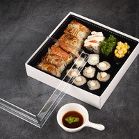 Boîte Alimentaire Commerciale IMEE en Gros Jetable pour Repas Léger, Déjeuner, Boîte à Emporter, Emballage de Sushi Japonais