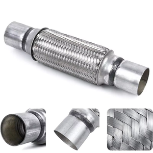 Tubo Flexible de Acero Inoxidable SS201/304 de Fábrica <span class=keywords><strong>JW</strong></span>, Tubo de Escape para Automóvil, Personalizado, Universal - Product Image 5