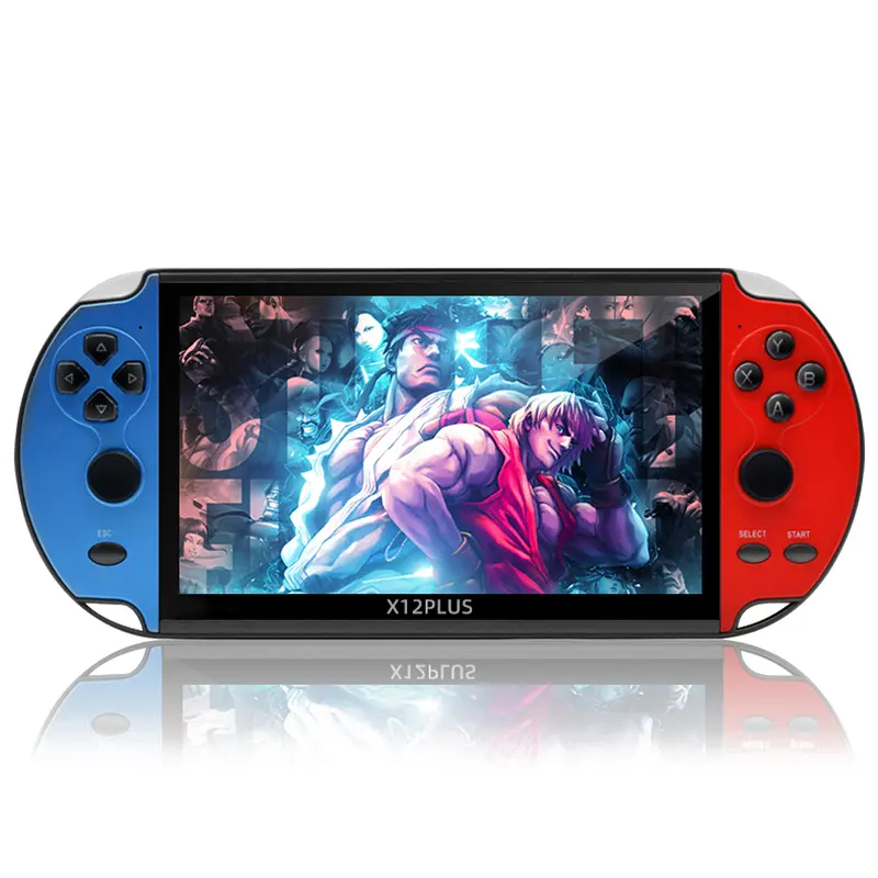 New Portable X12 Handheld Game Console 7 Inch Color Screen X12 Plus 16G Retro Video Game Console HD Retro Handheld Game Player