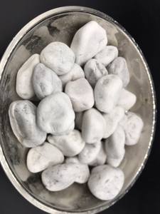 Pierres de gravier de galets dégringolées en blanc crème moderne du fournisseur du Vietnam - Product Image 2