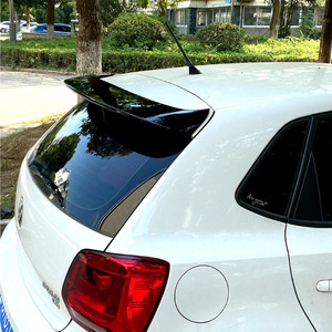 สปอยเลอร์หลังรถยนต์ Volkswagen Polo 6R 6C สีดำเงา ABS ทรง Ducktail ปี 2009-2017 - Product Image 1