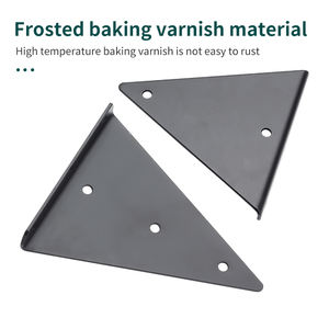 Support d'étagère flottant en métal <span class=keywords><strong>invisible</strong></span> triangle mural robuste personnalisé d'usine pour le bois fabriqué au Guangdong - Product Image 2