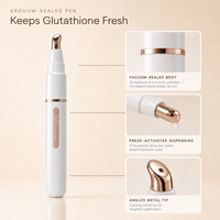 Sérum Visage PDRN Niacinamide Glutathion avec Applicateur Stylo Airless pour le Soin des Taches, Idéal Teint Inégal et Peau Terne