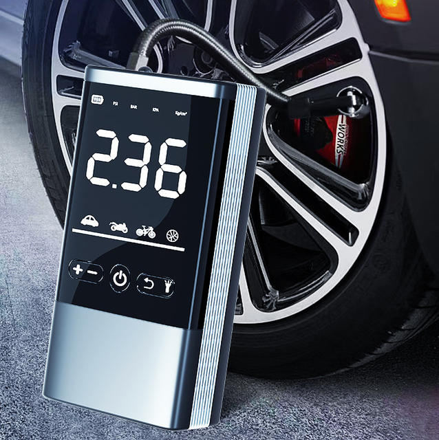 Portable Wireless 150psi Electric Car Tyre Inflator Cordless Rechargeable Air Compress Pump Fast Inflation Tire Inflator