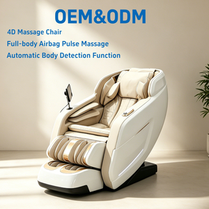 Zhipin Smart AI 4D Double Track <b>Chair</b> Luxury <b>Zero</b> <b>Gravity</b> Airbags <b>Chair</b> with Foot Roller & Heating - Product Image 1