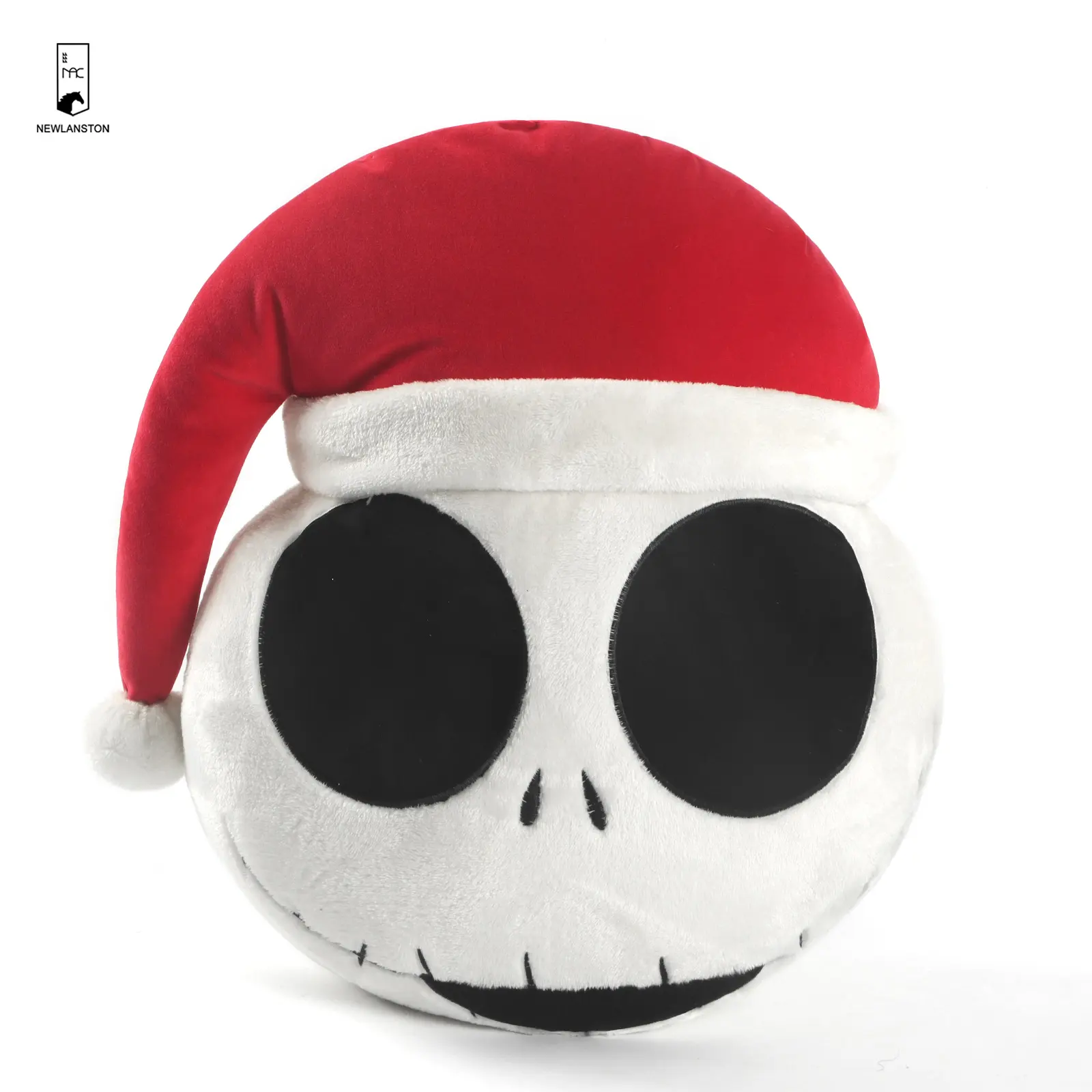 Хэллоуин белый демон пэчворк Подушка с вышивкой подушка с красной шляпой череп лицо домашний декор подушки