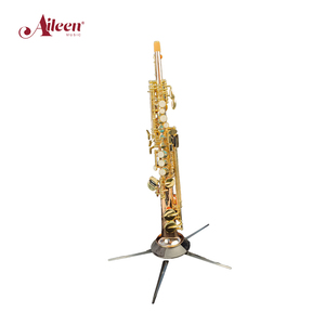 Saxophone <span class=keywords><strong>Sopranino</strong></span> à clé BE laquée or de qualité générale SPSP-G501G - Product Image 1
