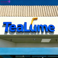 Letras de Canal con Acabado de Aluminio Personalizadas, Impermeables, para Gimnasios, Piscinas, Letreros LED con Iluminación Frontal para Tiendas, Diseño Gratuito