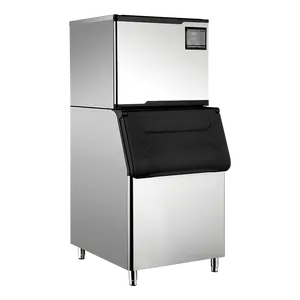 Top Sales Stainless Steel Split Customized Design Long Warranty Ice Maker Making Machine for Shopping Malls and Restaurants