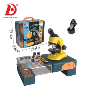 HUADA Ensemble de jouets pour enfants Montessori STEM DIY éducatifs et scientifiques Microscope portable pour enfants - Product Image 6