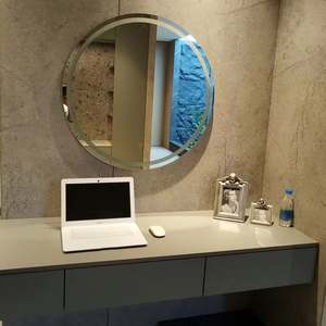 <b>Dressing</b> <b>Table</b> and <b>Storage</b> Cabinet Integrated Customized Dresser with Drawer and Mirror Customized Bedroom Furniture Sets - Product Image 1