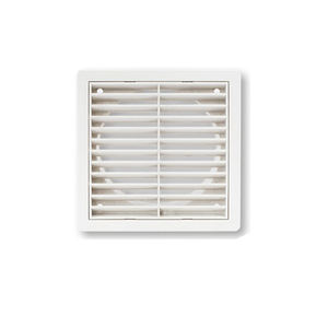Grille carrée en plastique à lamelles fixes de 100-200 mm pour ventilateurs axiaux à des fins de ventilation - Product Image 4