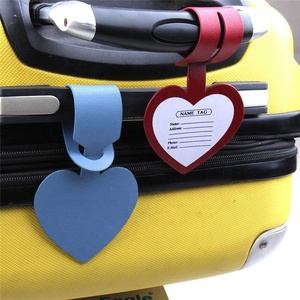Meetee L-S023 Mignon Accessoires De Voyage Étiquettes de Bagages Valise PU Portable Étiquette De Voyage - Product Image 2
