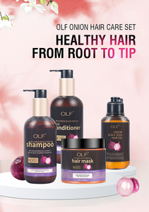 Ensemble de soins capillaires de marque privée masque huile de croissance des <span class=keywords><strong>oignons</strong></span> végétaliens 100% shampooing et après-shampooing naturels - Product Image 6