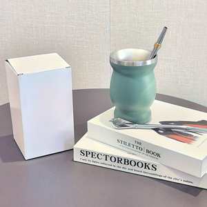 8oz Stainless Steel Mate Cup with Handle Insulated Travel <b>Mug</b> <b>for</b> Coffee <b>Tea</b> Use - Product Image 2