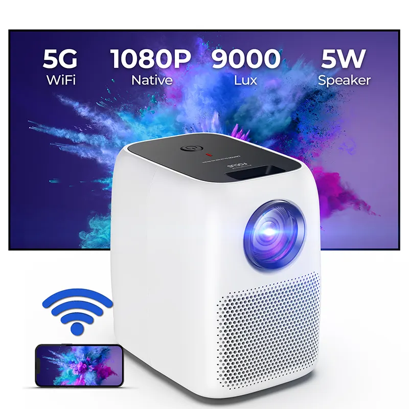 Lcd Full Hd 1080P Home Theater Outdoor Smart Multimedia Draagbare Android Wifi Mini Led Video Projectoren Projector