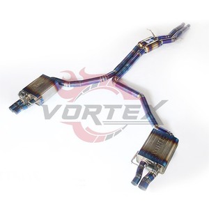 Vortex ระบบท่อไอเสียแบบแคทเทอร์3.0T 2010-2018ประสิทธิภาพสูงทำจากไทเทเนี่ยมอัลลอย valvetronic catback Exhaust สำหรับ Audi A7 C7 T - Product Image 2