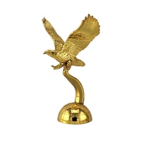 Statue d'aigle doré personnalisé, décoration et figurine en métal, bijoux