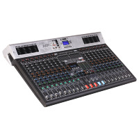 Console de mixage professionnelle GBA-14 14 canaux avec USB, double effet, support MP3, compatible OEM