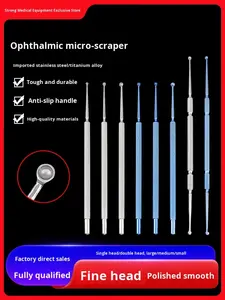 Curette Oftalmico in Acciaio Inossidabile/Lega di Titanio, Strumento Chirurgico Dermico per Adenoidi, Raschietto per Verruche per Chirurgia della Ghiandola di Meibomio - Product Image 6