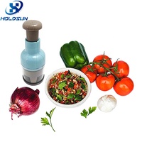 Coupe-légumes manuel multifonction en acier inoxydable de qualité alimentaire, surdimensionné, extra-affûté, couleur personnalisée, pour oignon et autres légumes