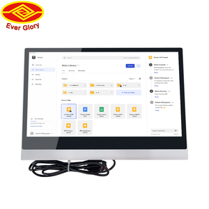 תצוגת LCD קיבולית עם מסך מגע רטוב עמיד למים מלפנים בתקן IP65 בגודל 10.1 אינץ' עם בהירות גבוהה, ממשק USB של EETI - Product Image 2