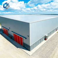 Structure en acier galvanisé préfabriquée moderne pour entrepôt et hangar industriel