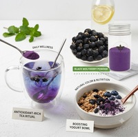 Groothandel Natuurlijk Zwart Wolfberry Goji Berry Fruitpoeder