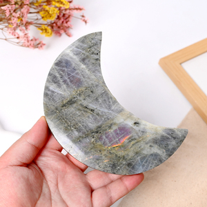 Vente en gros de pierres de guérison en cristal naturel de haute qualité, sculptures en cristal de labradorite pour le Feng Shui - Product Image 4