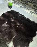 Paquetes de cabello ondulado camboyano Camboyano de cabello crudo para precio de fábrica
