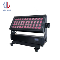 Projecteurs LED de scène Yelang 44x10W RGBW étanches IP65 avec contrôle DMX512, CRI Ra95, pour éclairage mural et de piste de danse