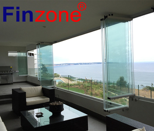 Nhôm Thông Tư Cửa Sổ Nhôm Ban Công Cửa Sổ Trượt Nhôm Bi-Folding Cửa Sổ - Product Image 2