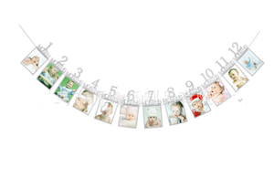 <span class=keywords><strong>Compleanno</strong></span> bambino di un anno 12 mesi <span class=keywords><strong>compleanno</strong></span> foto tirare bandiera festa <span class=keywords><strong>compleanno</strong></span> disposizione stampa immagine - Product Image 5