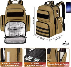 Mochila Nevera <span class=keywords><strong>para</strong></span> Picnic, Camping y Senderismo, Bolsa de Almuerzo <span class=keywords><strong>para</strong></span> Viajes <span class=keywords><strong>al</strong></span> Aire Libre, Bolsa de Hombro con Puerto de Carga USB - Product Image 4