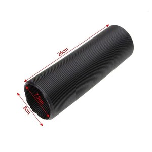 Tubo Corrugado de Alambre de Acero Transfronterizo de 76 mm, Manguera Telescópica de Admisión de Aire para Coche, para Reemplazo y Reparación, Material PP Negro - Product Image 5