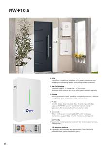 Deye baterai litium tegangan rendah, RW-F10.6 51.2V 208Ah penyimpanan energi dipasang di dinding baterai surya LifePo4 - Product Image 2