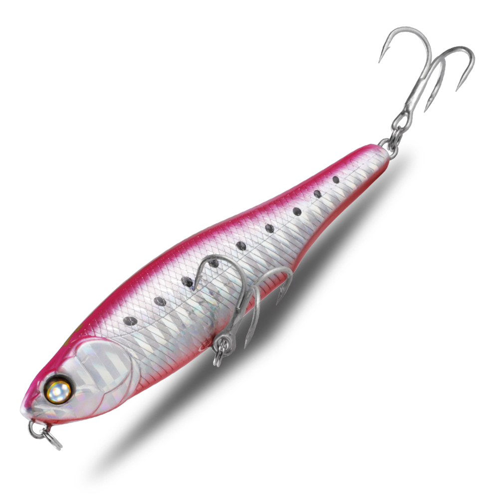BEARKING 10 см 8,7 см 3D глазки с 2 крючками Jerkbait Minnow пластиковые приманки искусственные приманки бас-щука ABS Воблер для рыболовных товаров