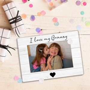 Cadre <span class=keywords><strong>photo</strong></span> « J'aime ma grand-mère », cadeaux pour la fête des mères pour la grand-mère, cadeaux pour la grand-mère, cadres <span class=keywords><strong>photo</strong></span> en bois - Product Image 4