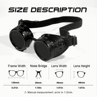 Lunettes de soleil personnalisées vintage rétro style punk gothique pour hommes, idéales pour Halloween, protection UV400, lunettes cyberpunk steampunk