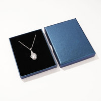 Collier Pendentif Vintage en Laiton Plaqué Or 14K de Qualité Supérieure avec Moissanite Ronde de 2,8 mm et Perle Coquillage Tour de Neige Taillée Poire de 13,5x10 mm