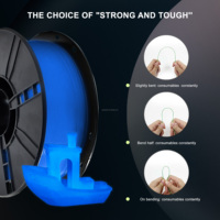 Filament d'impression 3D PLA+ bleu phosphorescent pour imprimantes 3D FDM