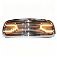 Grille avant chromée RAM 2500 Martin avec éclairage LED 2013-2018, remplacement personnalisé 4x4