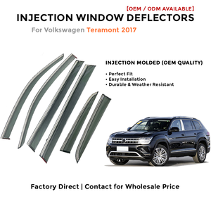 Déflecteurs de fenêtre latérale pare-pluie pour Toyota Cruiser 2019-2020 accessoires auto - Product Image 2