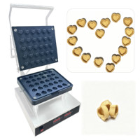 Machine à tartelettes commerciale 110/220V du fabricant, machine à gaufres en forme de cœur, machine à faire des coquilles de tarte aux œufs