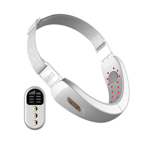 Alat Pengangkat Wajah USB Elektrik, Pemijat Pembentuk Muka V USB, Pintar Pengurang Dagu dengan Tali Yang Dapat Disesuaikan dan Remote Control - Product Image 3