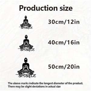 <span class=keywords><strong>ของ</strong></span>ตกแต่งผนังโลหะ<span class=keywords><strong>พระพุทธ</strong></span>รูปวินเทจ 1 ชิ้น ทำจากเหล็กกันสนิม รูปดอกบัวนั่งสมาธิ เหมาะสำหรับตกแต่งห้องโยคะ <span class=keywords><strong>ของ</strong></span>ขวัญทางจิตวิญญาณ - Product Image 6
