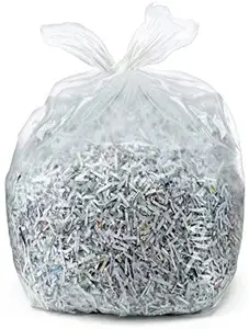 Bolsas de basura transparentes, 33 galones, bolsas de basura de reciclaje de plástico transparente grande
