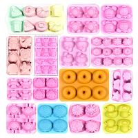 Qiaobeixing Collection de moules en silicone souple unisexe Patte de chat Gaufre Résine cristalline Colle AB Faits main DIY Moules pour créations alimentaires À partir de 14 ans