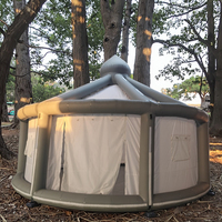 Yurta Inflable Mongol Personalizable de Tela Oxford Resistente, Impermeable, para Uso Médico y de Caza al Aire Libre, Refugio Duradero